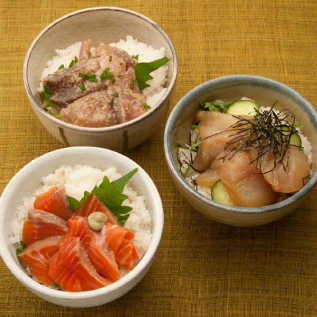 三陸の漬け丼の具セット