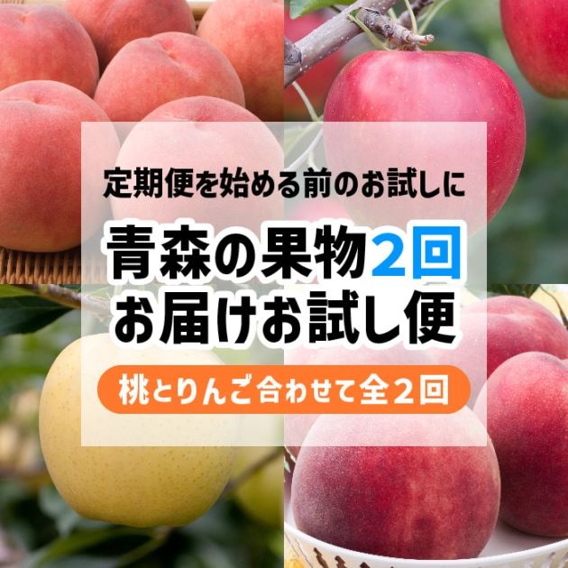 青森の果物2回お届けお試し便