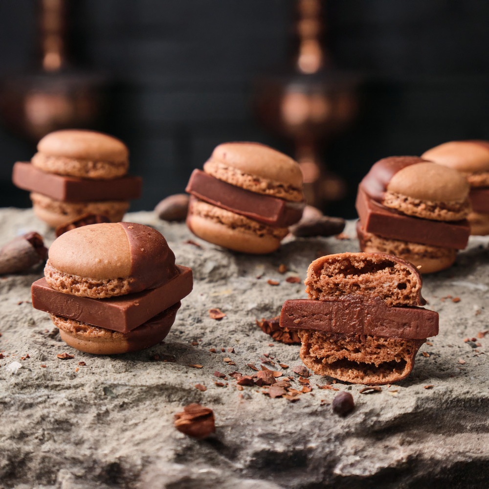MAMEIL NAMA CHOCOLATE MACARON（生チョコレートマカロン）?Chocolate?6個