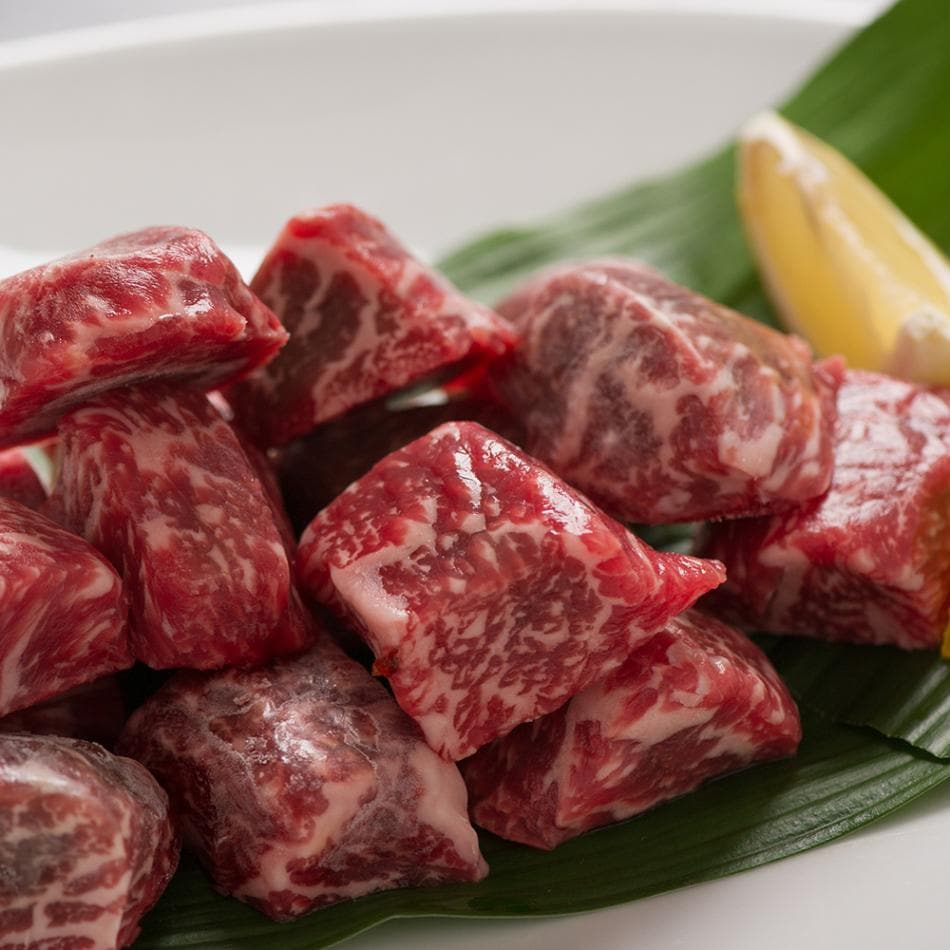 長野　信州アルプス牛（交雑種）　サイコロステーキ