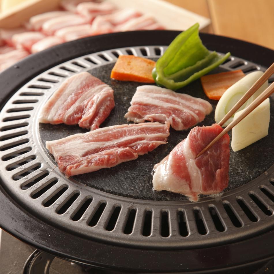 三重県産　さくらポークバラ焼肉＆岩塩