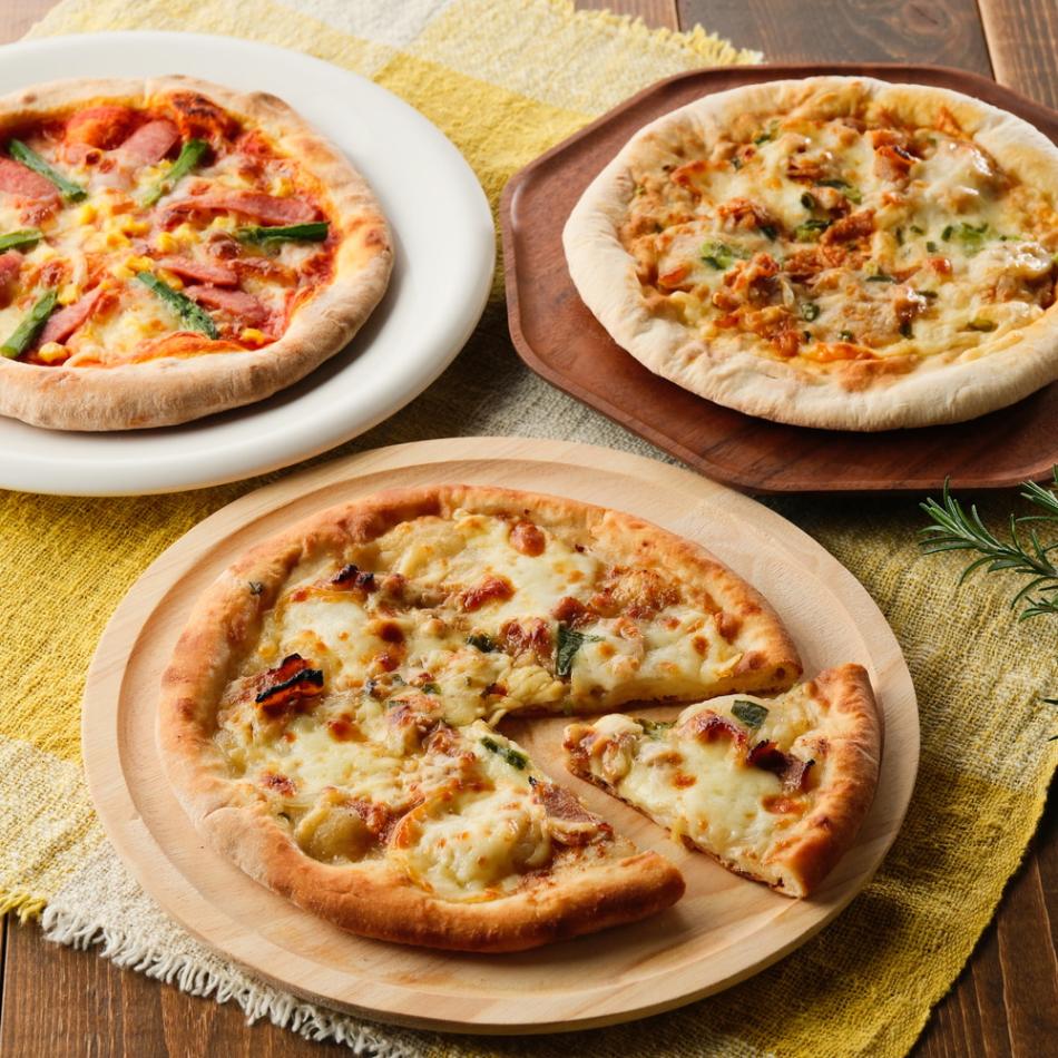 淡路・えびすもち豚のピザ３種セット