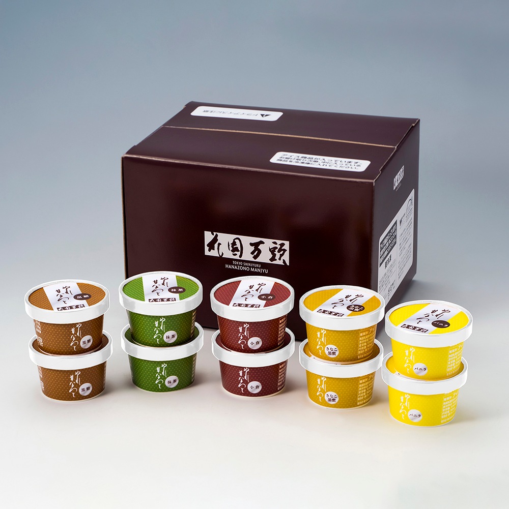 東京・新宿 「花園万頭」ぬれ甘なつとアイス詰合せ