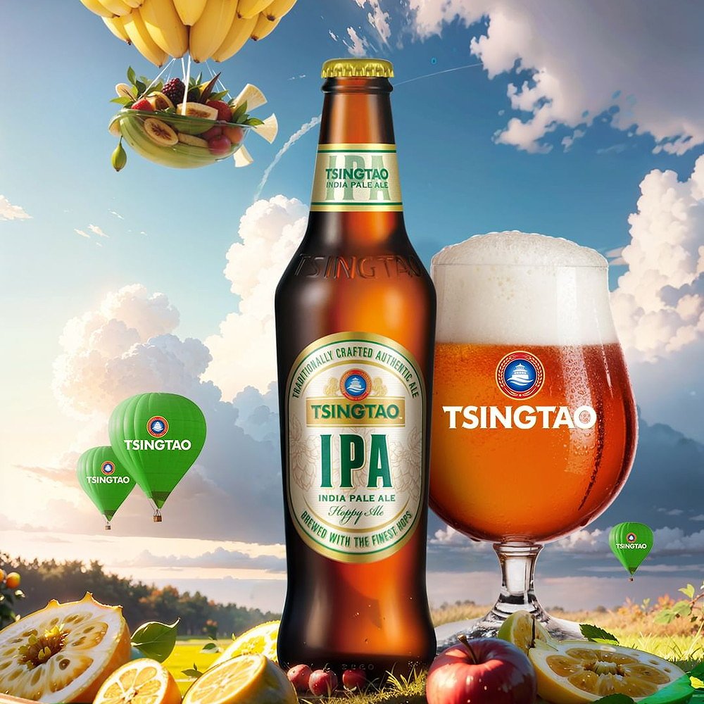 青島ビールＩＰＡ(中国)瓶330ml【24本(1ケース)】