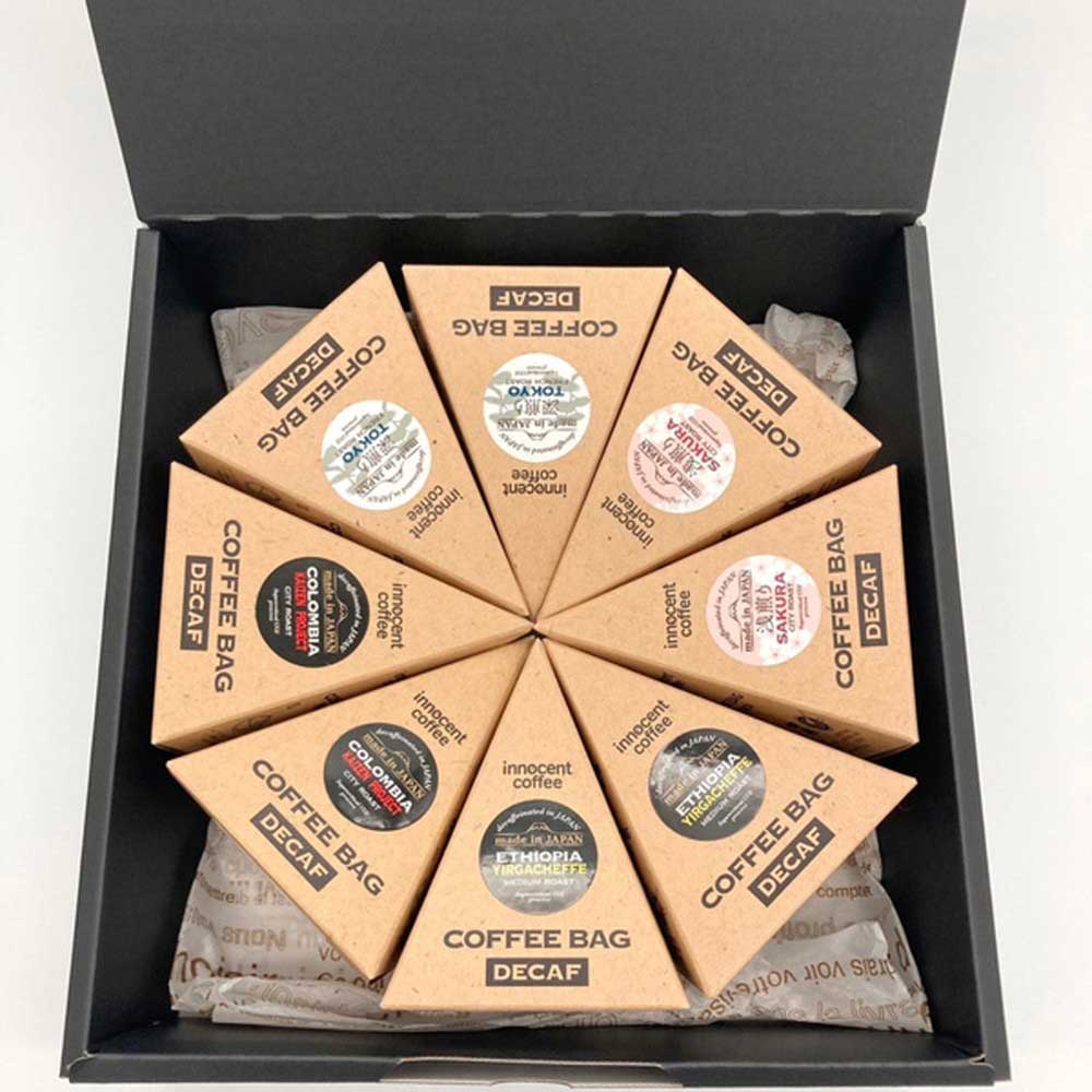 「innocent coffee」デカフェ コーヒーバッグ 4種類ギフトセット