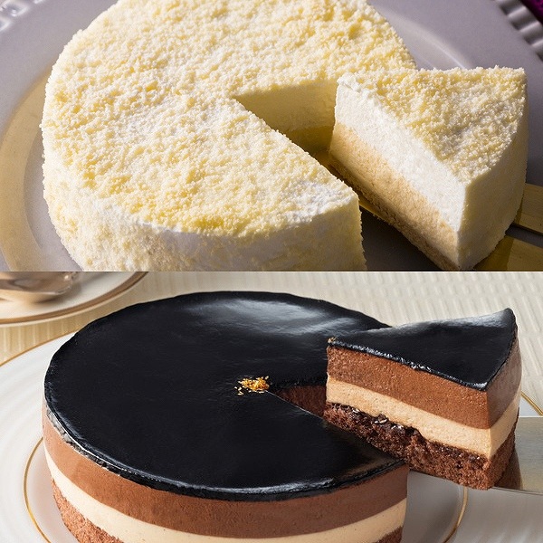 ホテルオークラ2種食べ比べセット(キャラメルダブルナッツショコラ・ドゥーブルフロマージュ)