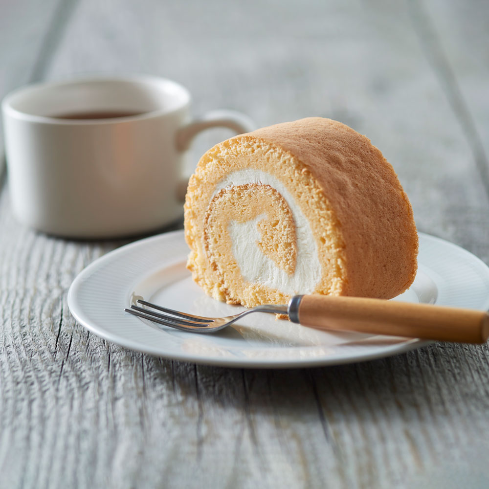 白金スイーツ 白金プラチナロール(プレーン) ハーフ