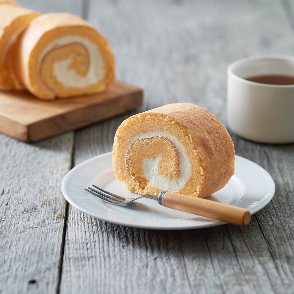 白金スイーツ 白金プラチナロール(プレーン) ハーフ