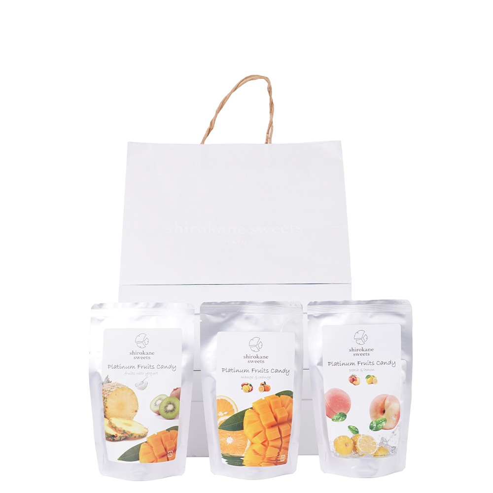 「shirokane sweets TOKYO」シーズナルフルーツキャンディ涼菓特選ギフト(9本GiftBOX)