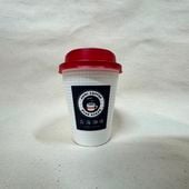 【青海珈琲オリジナル】ホットカップ（フタ付き）✕25個セット