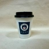 【青海珈琲オリジナル】ホットカップ（フタ付き）✕25個セット