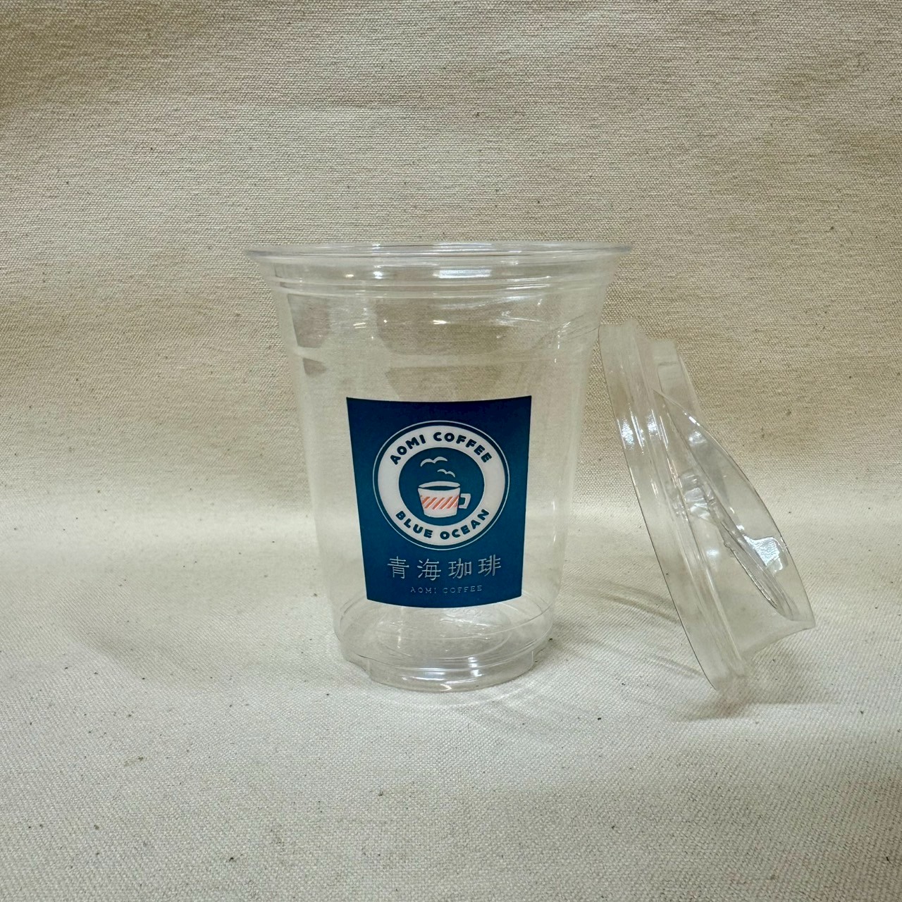 【青海珈琲オリジナル】プラカップ（フタ付き）&#10005;25個セット