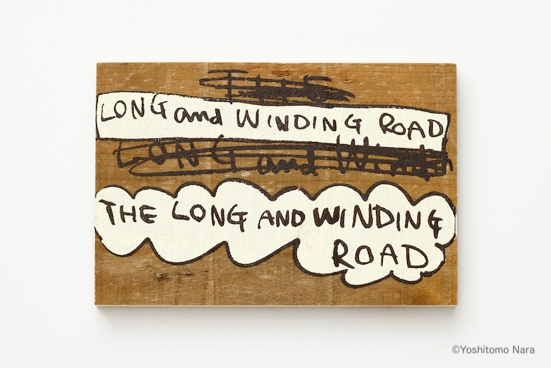リンゴ箱のポストカード「The Long and Winding Road」