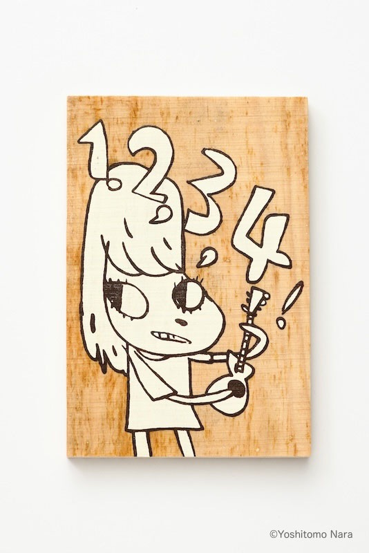【期間限定完売品】　奈良美智　ポストカード　りんご箱　7点セット Amazon.co.jp: 奈良美智展りんご箱のポストカード7種セット