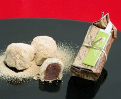 送料込】すだれ箱 水羊羹/水ようかん (和風ゼリー)5入・鶯もち 5入