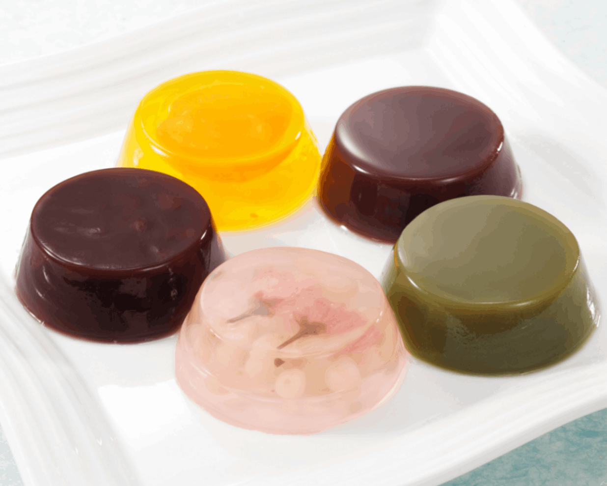 化粧箱 水羊羹/水ようかん(和風ゼリー)詰合せ 6入 | 季節のお