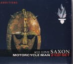SAXON / MOTORCYCLE MAN (ALL LIVE)  (2 CD)