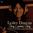 LESLEY DUNCAN / SING LESLEY SING: THE RCA AND CBS RECORDINGS 1968-1972  (2 CD)