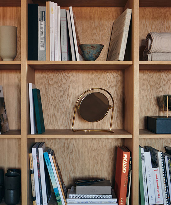 Audo COPENHAGEN MENU ニンバステーブルミラー ポリッシュブラス