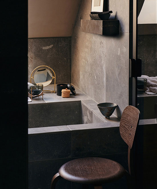 Audo COPENHAGEN MENU ニンバステーブルミラー ポリッシュブラス