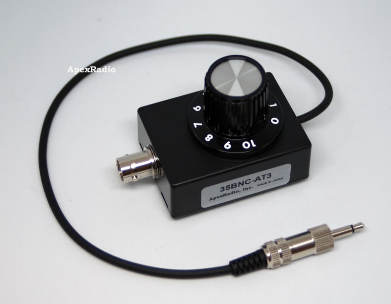 ApexRadio 35BNC-AT3 可変アッテネータ内蔵 専用変換ケーブル