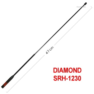 SRH1230 エアバンド受信用ハンディアンテナ 120/300MHz帯 航空無線 第
