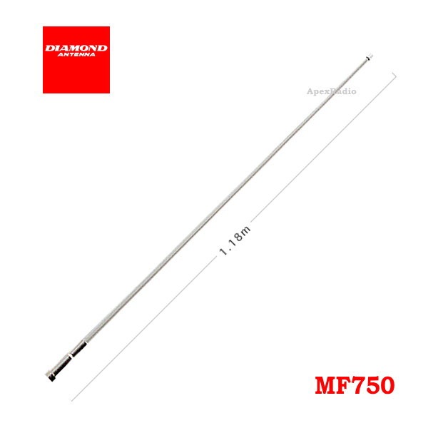 MF750 144/430MHz帯ノンラジアルモービルアンテナ・DIAMOND・ApexRadio