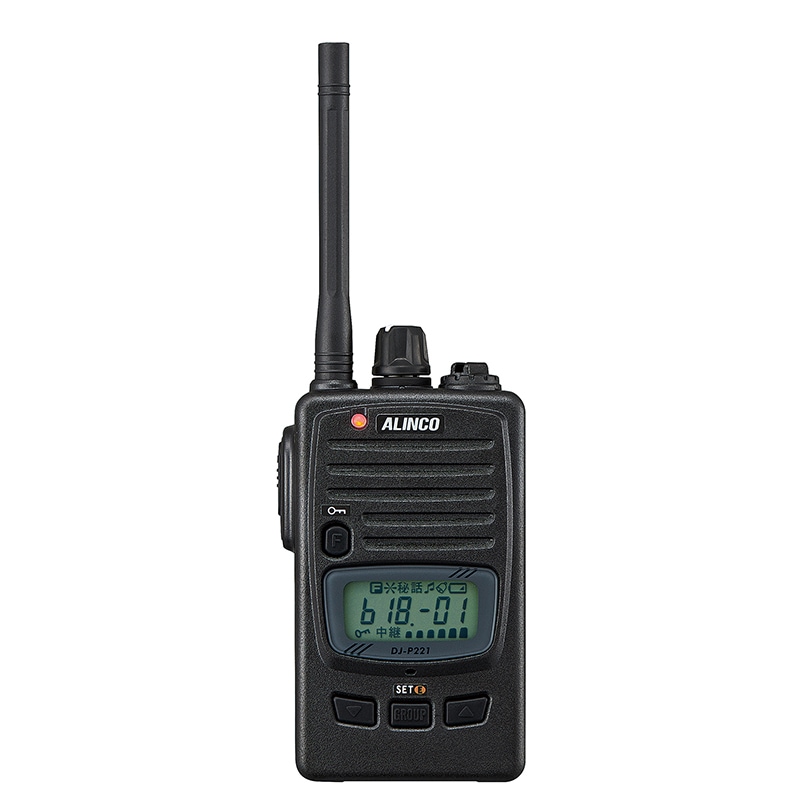 ALINCO DJ-P221 トランシーバー 2個セット EMS-62 付き ALINCO DJ-P221 トランシーバー 2個セット EMS-62 付き