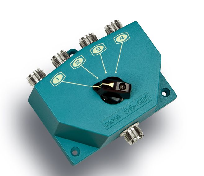 予約】CS-401 同軸切換器（1回路4接点） 同軸スイッチ ダイワ