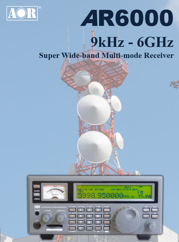 AR6000롡ߥ˥쥷С ʹӰ 9kHz-6000MHzAOR AR-6000
