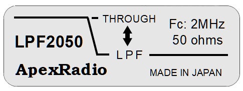 LPF2050 ApexRadio  ȼѥѥե륿  MW BCL