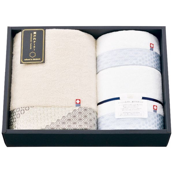 瀬戸内テーラー タオルセット ベージュ