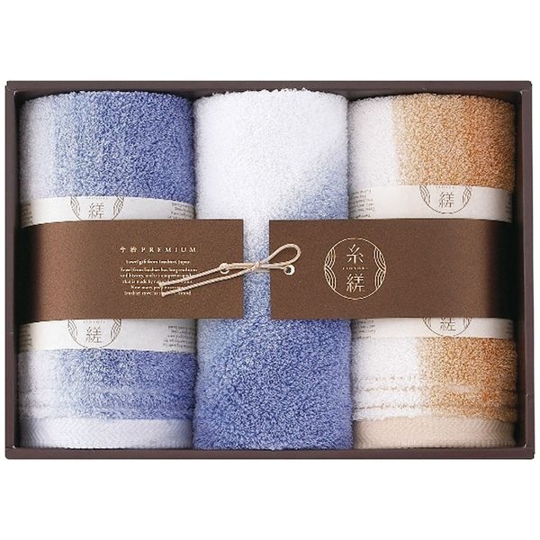 糸縒 フェイス・ウォッシュタオルセット