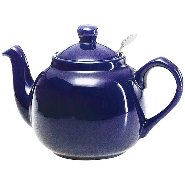 ロンドンポタリー ファームハウス ティーポット 2cup コバルトブルー