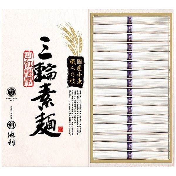 池利 国内産小麦使用 三輪素麺 TB-30R