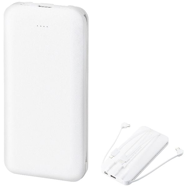 4ケーブル モバイルバッテリー