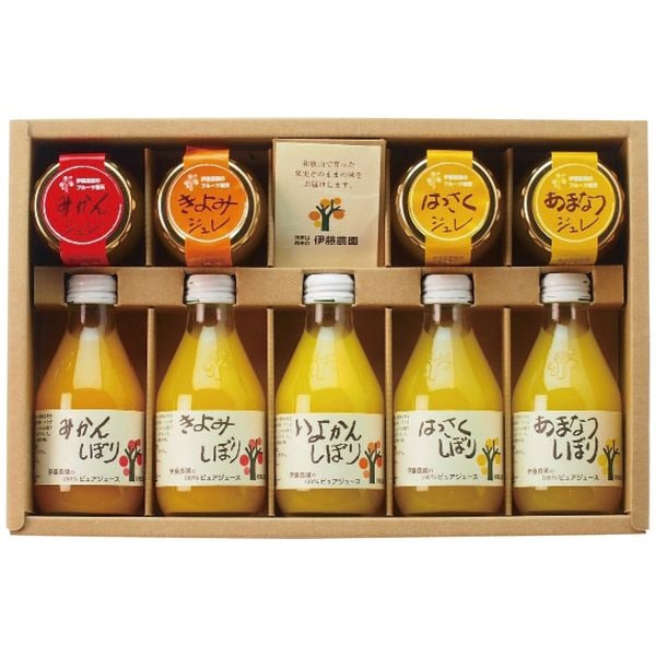 伊藤農園 100％ピュアジュース＆ジュレセット V-113