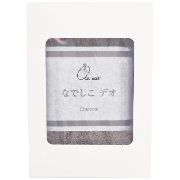 エアーかおる なでしこデオ ミニタオル チャコール