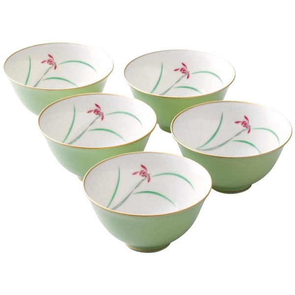 香蘭社 らん 湯呑揃