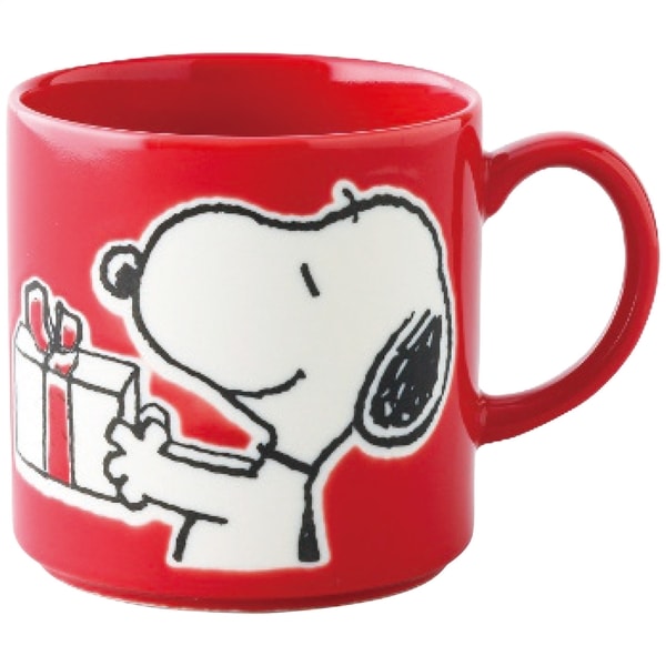 ピーナッツ カラフルピーナッツ マグ ハッピーホリデー