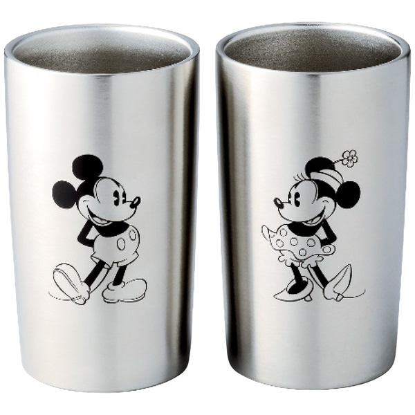 ディズニー ステンレス真空タンブラーセット300ml(ミッキー＆ミニー)
