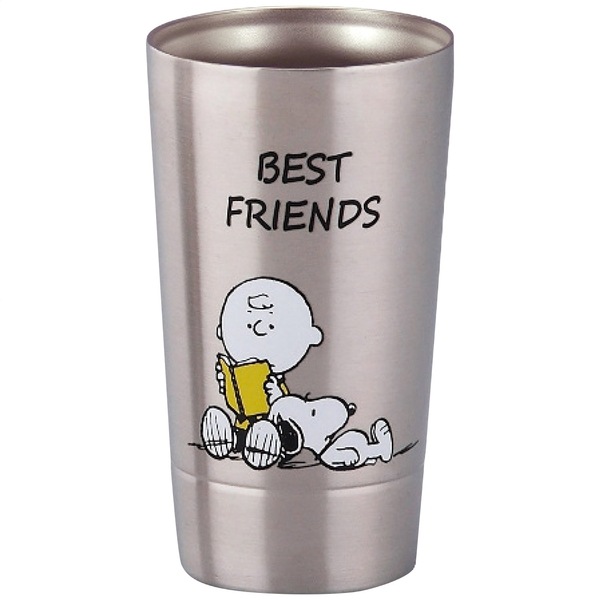 ピーナッツ 二重タンブラー350ml ベストフレンズ