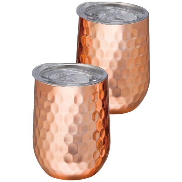 ククナ ステンレスタンブラー350ml2客セット(蓋付)