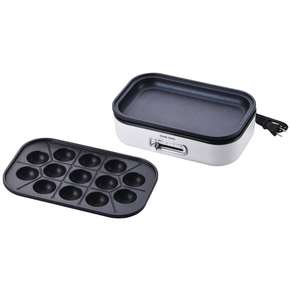 ホームスワン ソロホットプレート(たこ焼きプレート付)