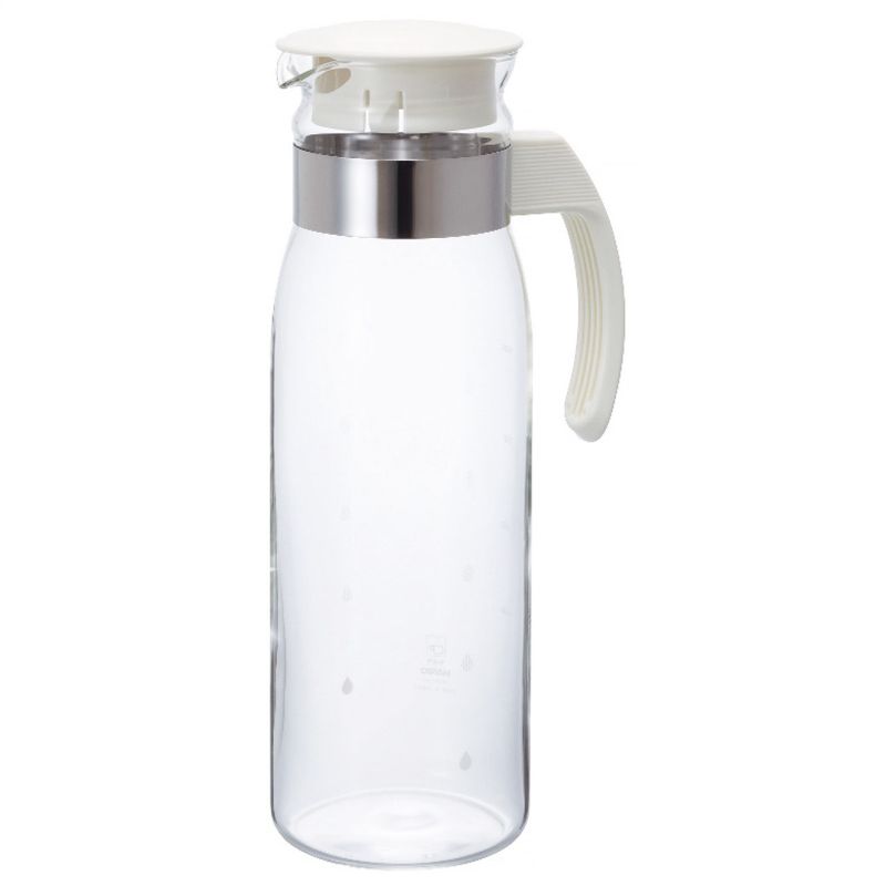 ハリオ 冷蔵庫ポットスリム1.4l(オフホワイト)