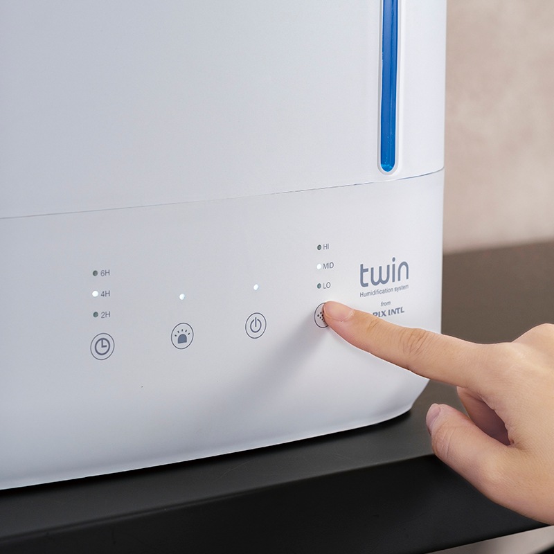 【アウトレット品】上部給水超音波式ツイン加湿器　AHD-200 ★プレゼント付き★