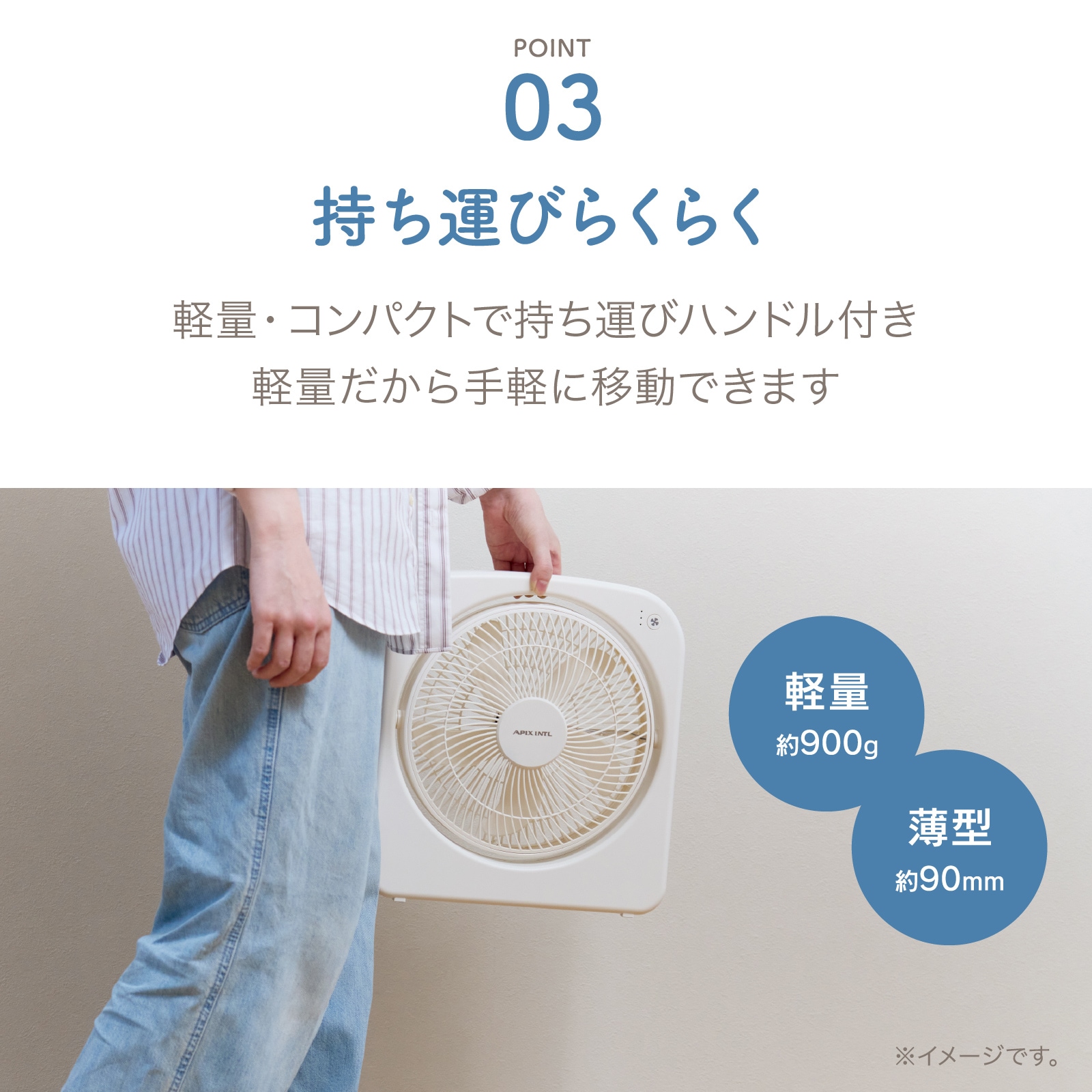 2電源式スリムファン　AFS-125