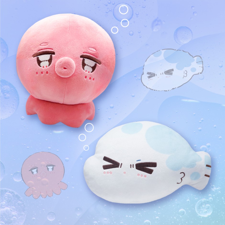 ハレルヤベイビーみやたこ＆とかふく BIGぬいぐるみセット