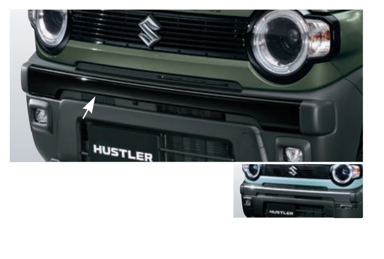 スズキ ハスラー HUSTLER フロントバンパーガーニッシュ スズキ ハスラー HUSTLER フロントバンパーガーニッシュ