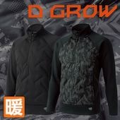 DGROW ハイジップインサレーション 中綿入り トップス メンズ レディース 軽い 防風 保温性 ストレッチ 防寒用ウェア クロダルマコンプレッション 作業着 作業服 秋冬 防寒服 防寒ウェア スト